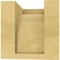 Ekena Millwork 4"W x 4"D x 4"H Wide Legacy Rough Cedar Woodgrain TimberThane Corbel, Primed Tan CORUR04X04X04LGYRCPR - alternate 3